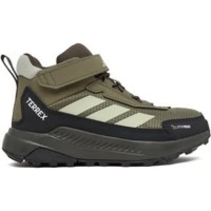 adidas Trekking čevlji Terrex Anylander Mid Climaproof Children Hiking Shoes KJ2671 Zelena