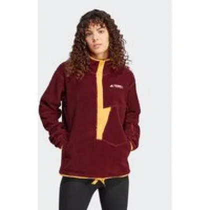 adidas Flis Terrex XPLORIC High-Pile-Fleece IN3105 Bordo rdeča Regular Fit
