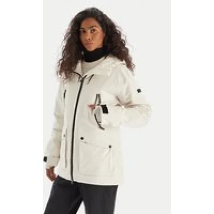 Roxy Smučarska jakna ERJTJ03515 Bela Slim Fit