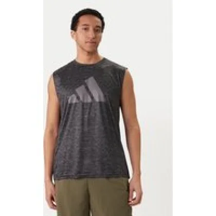 adidas Športna majica Workout Essentials Brandlove KA5545 Siva Regular Fit