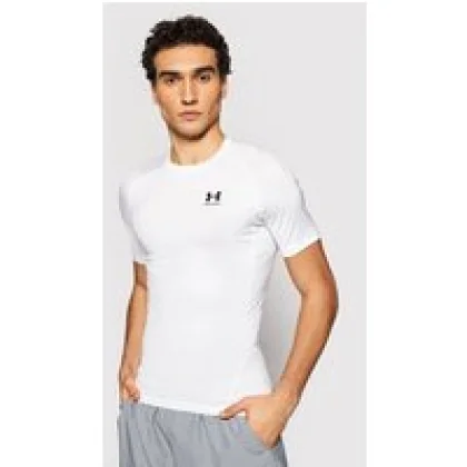 Under Armour Športna majica Ua HeatGear® Armour 1361518 Bela Compression Fit