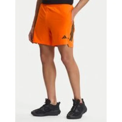 adidas Športne kratke hlače D4T PrimeLift 3 Stripes KA1197 Oranžna Regular Fit