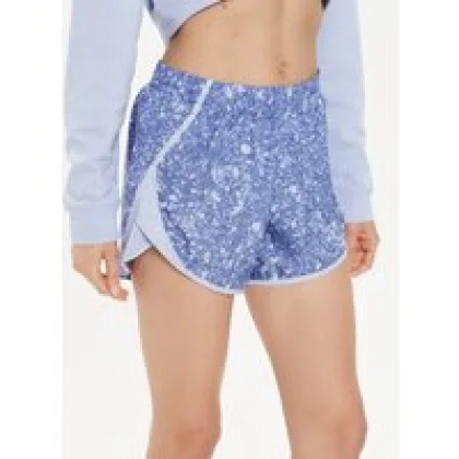 Under Armour Športne kratke hlače Ua Fly By Printed Short 1382439-539 Modra Loose Fit