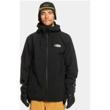 Quiksilver Pohodna jakna High In Th Hood EQYTJ03436 Črna Regular Fit
