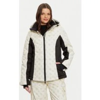 Guess Smučarska jakna W4PL3N WH0K0 Kremna Regular Fit