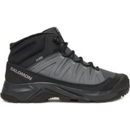 Salomon Trekking čevlji X-Adventure Coldrush Waterproof L47856000 Siva