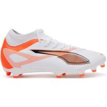 Puma Čevlji za nagomet Ultra 5 Play+ Fg/Ag 108168 01 Bela