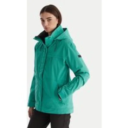 Roxy Smučarska jakna ERJTJ03530 Zelena Regular Fit