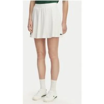 Lacoste Teniško krilo JF0218 Bela Regular Fit