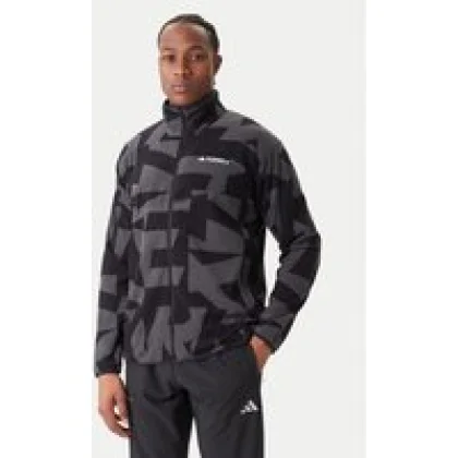 adidas Flis Terrex Multi Printed JY4814 Črna Regular Fit