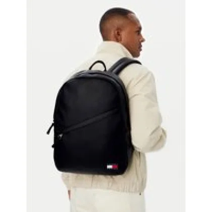 Nahrbtnik Tommy Jeans Tjm Daily Pu Backpack AM0AM14620 Črna