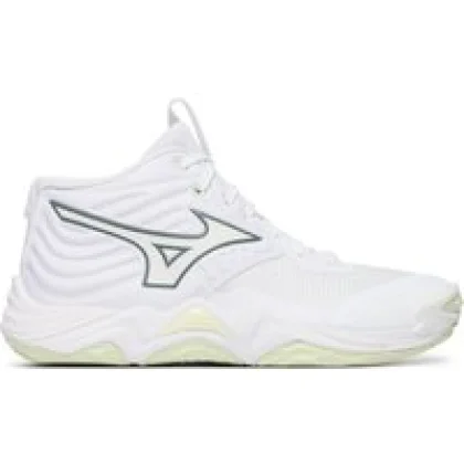 Čevlji za športe v zaprtih prostorih Mizuno Wave Momentum Elite Mid V1GC2517 Bela