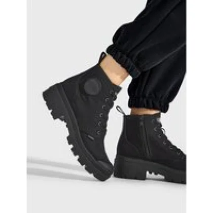Palladium Pohodni čevlji Pallabase Twill 96907-008-M Črna