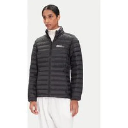 Jack Wolfskin Puhovka Pilvi 1207761 Črna Regular Fit