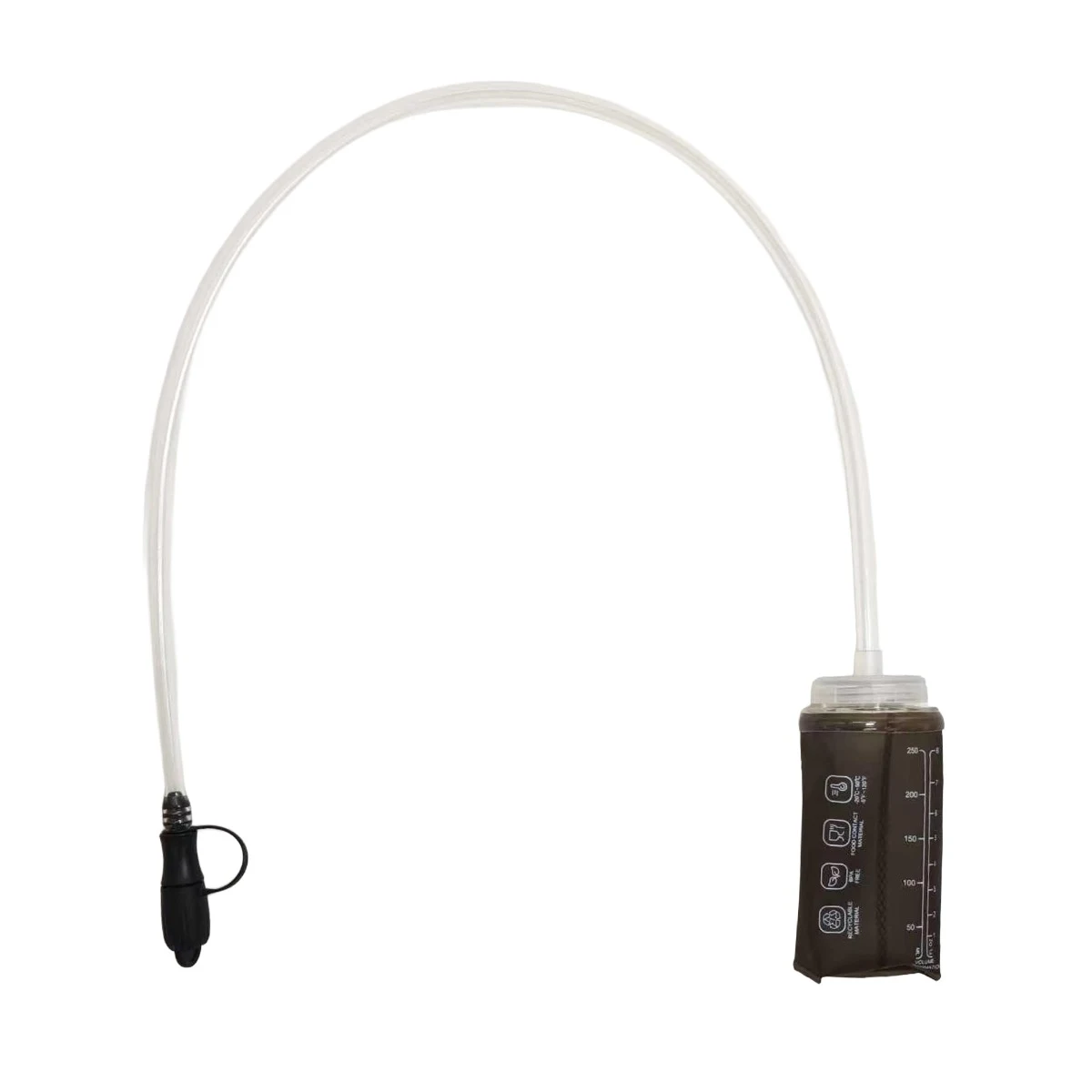 GymBeam Plastenka Hydra Soft Flask Black 250 ml · záber 2