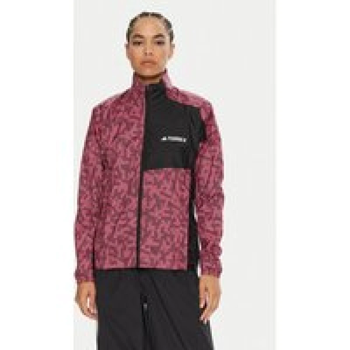 adidas Tekaška jakna Terrex Trail Running IM8143 Roza Regular Fit - Velikost: S | Barva: ružová | Starostna skupina: Odrasli | Spol: Ženske · záber 1