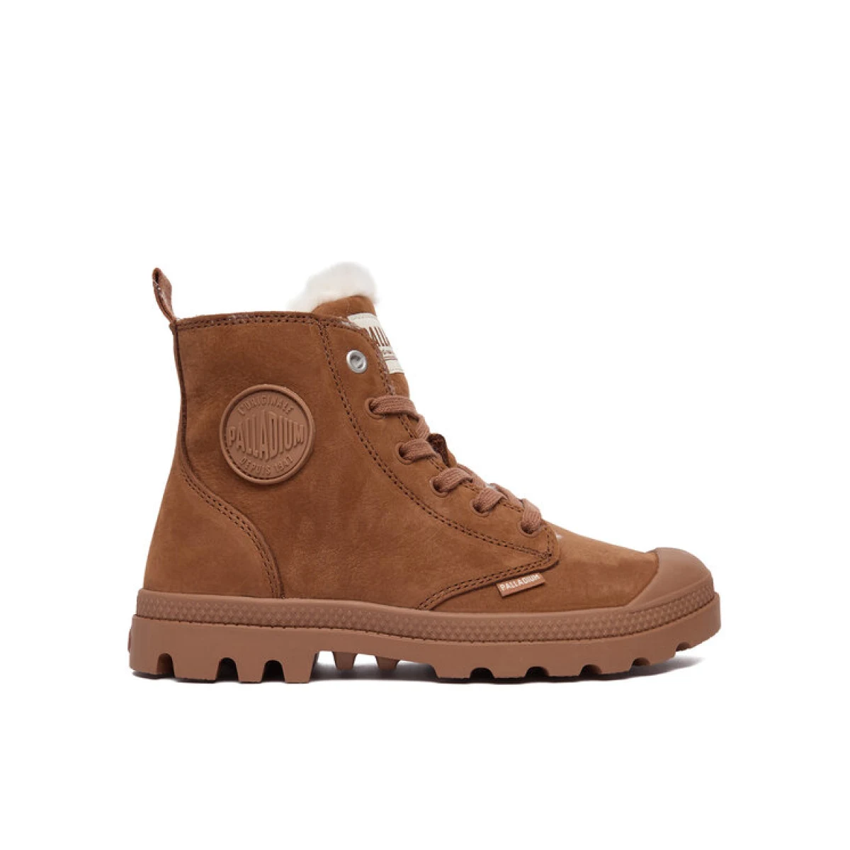 Palladium Pohodni čevlji Pampa Hi Zip Wl 95982-291-M Rjava - Velikost: 37 | Barva: hnedá | Starostna skupina: Odrasli | Spol: Ženske · záber 2