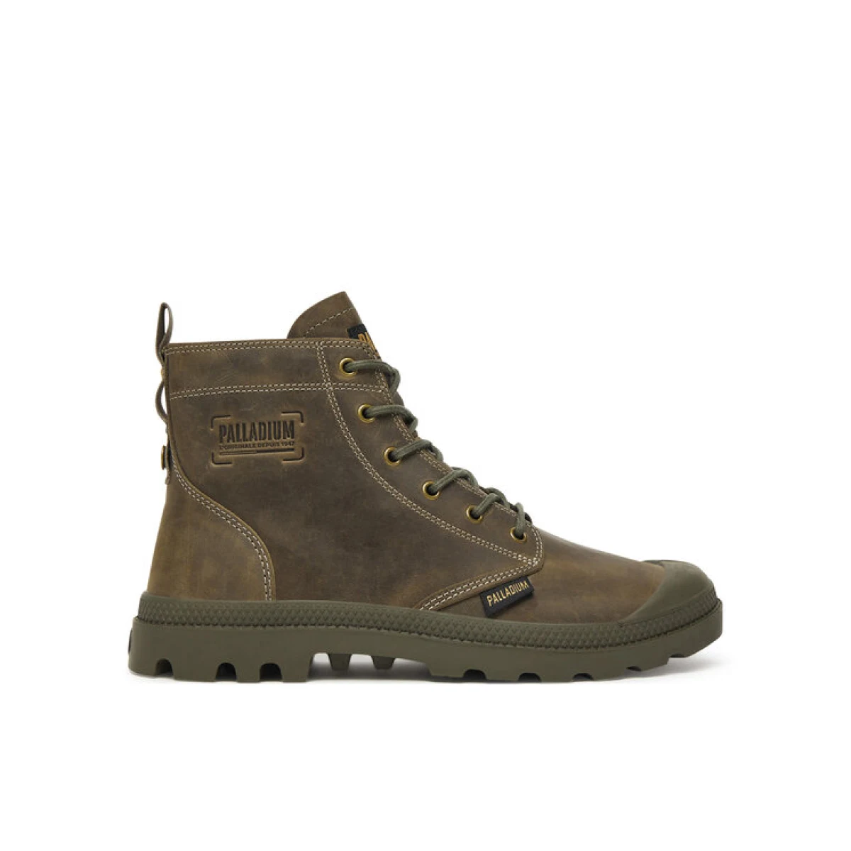 Palladium Pohodni čevlji Pampa Zip Lth Legacy 79502-308-M Zelena - Velikost: 44 | Barva: zelená | Starostna skupina: Odrasli | Spol: Moški · záber 2