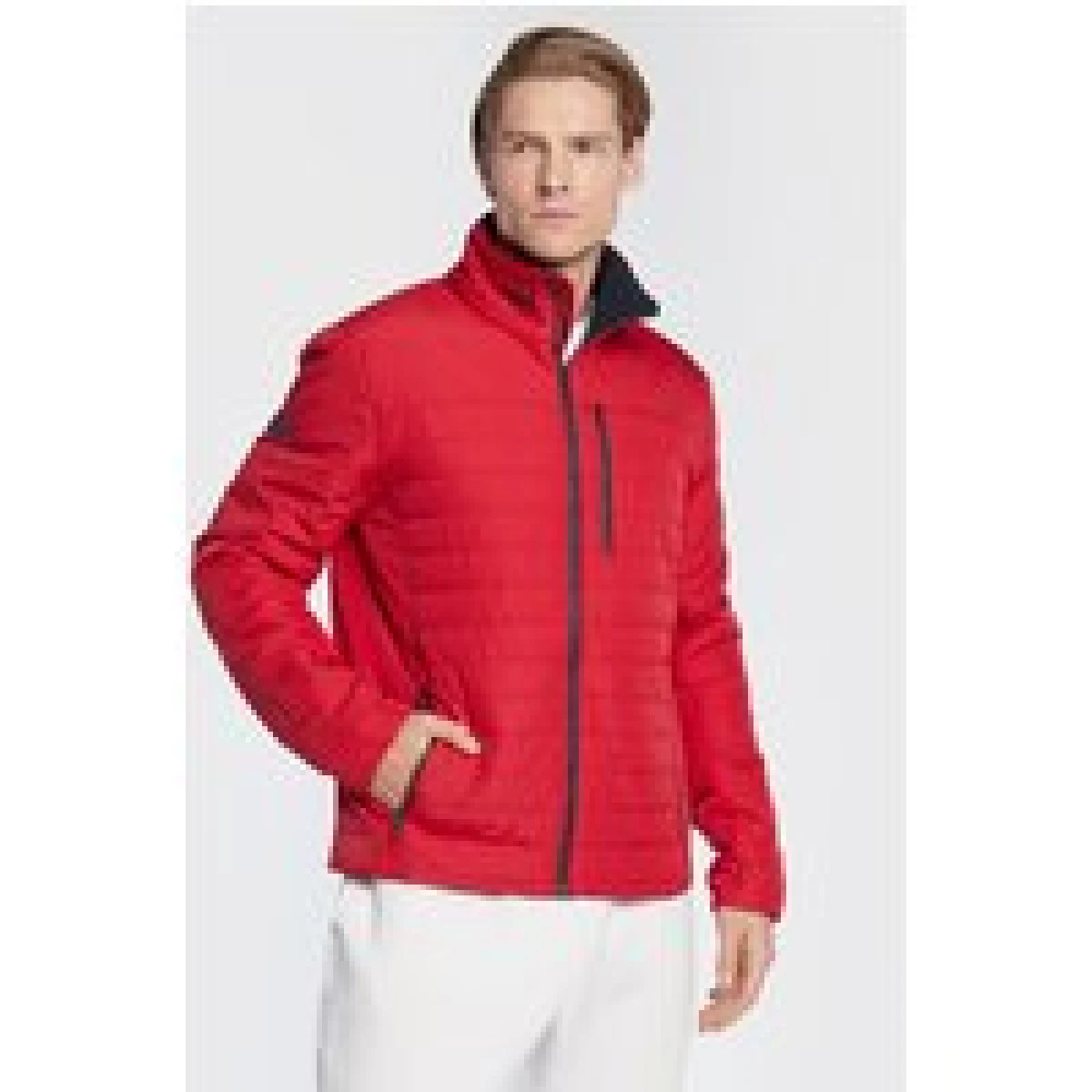 Helly Hansen Mornarska jakna Crew Insulator 2.0 30343 Rdeča Regular Fit - Velikost: S | Barva: červená | Starostna skupina: Odrasli | Spol: Moški · záber 1