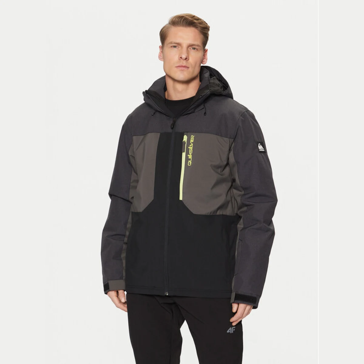 Quiksilver Smučarska jakna Dawson EQYTJ03451 Zelena Slim Fit · záber 2