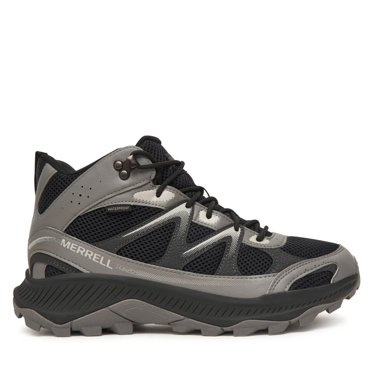 Trekking čevlji Merrell Tempo Exp Mid Waterproof J038275 Siva · záber 2