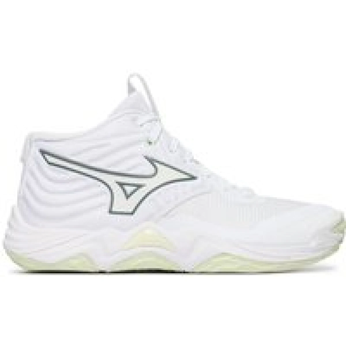 Mizuno Čevlji za športe v zaprtih prostorih Wave Momentum Elite Mid V1GC2517 Bela · záber 1