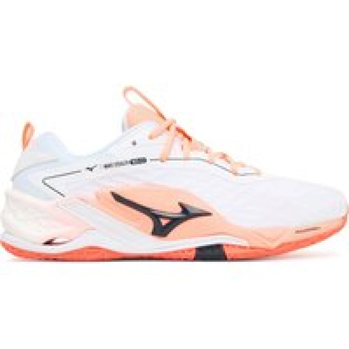 Čevlji za športe v zaprtih prostorih Mizuno Wave Stealth Neo 2.1 X1GA2640 Bela - Velikost: 45 | Barva: biela | Starostna skupina: Odrasli | Spol: Moški · záber 1