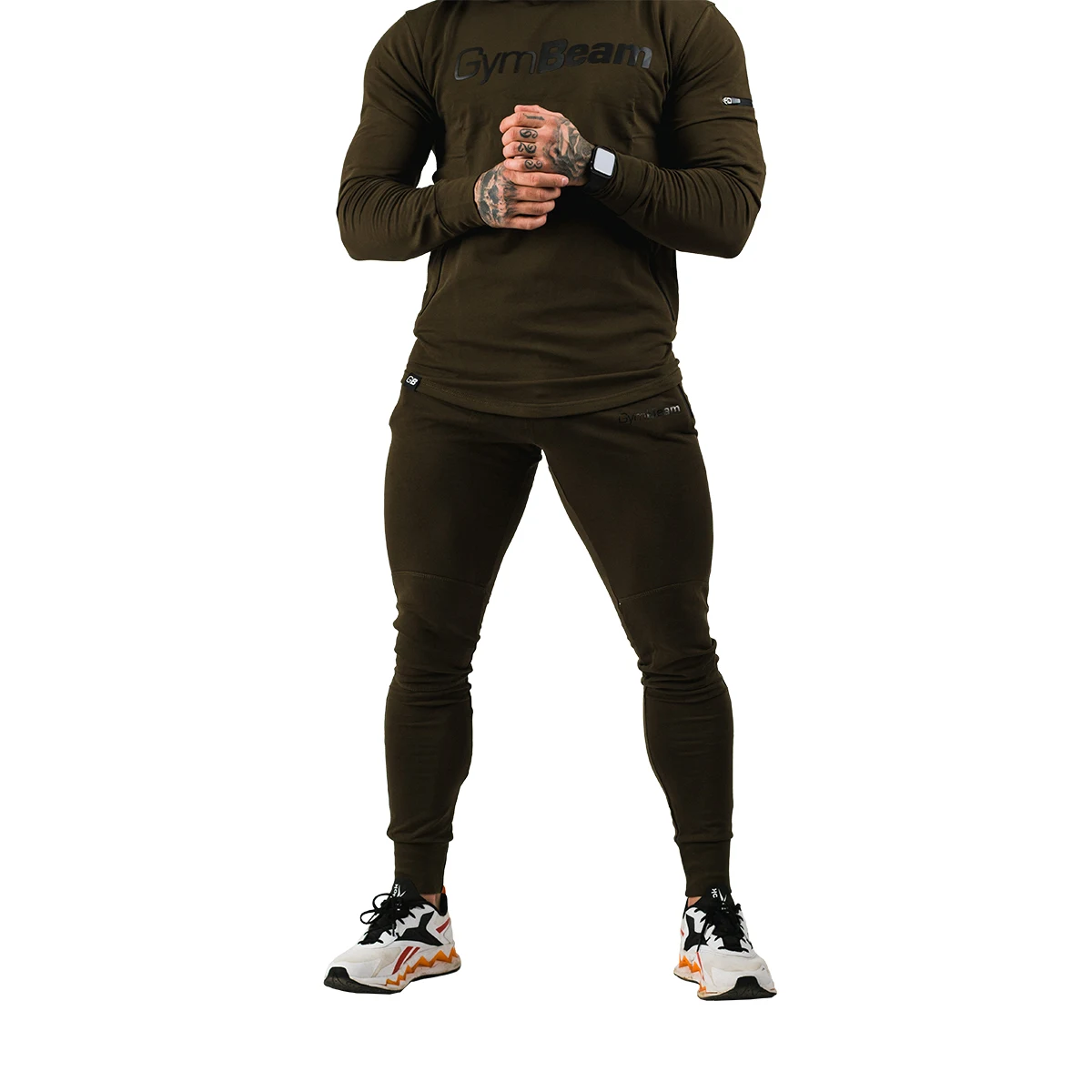 GymBeam Moška trenirka Urban Military Green · záber 6