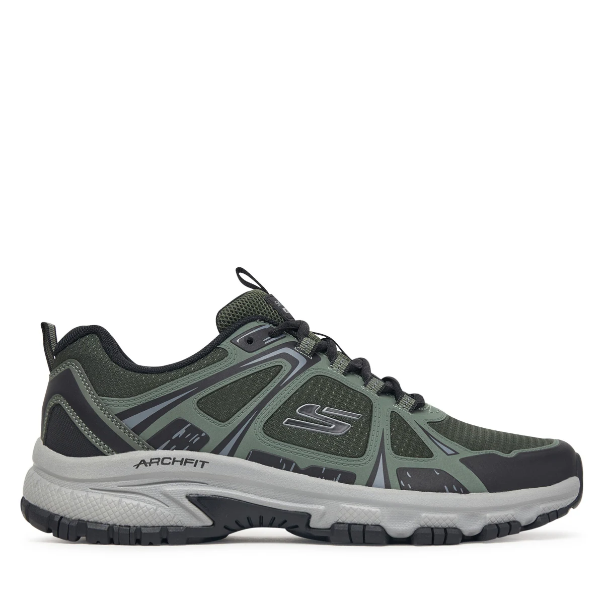 Trekking čevlji Skechers Arch Fit Hillcrest 237860/GRN Temno zelena - Velikost: 45 | Barva: zelená | Starostna skupina: Odrasli | Spol: Moški · záber 2