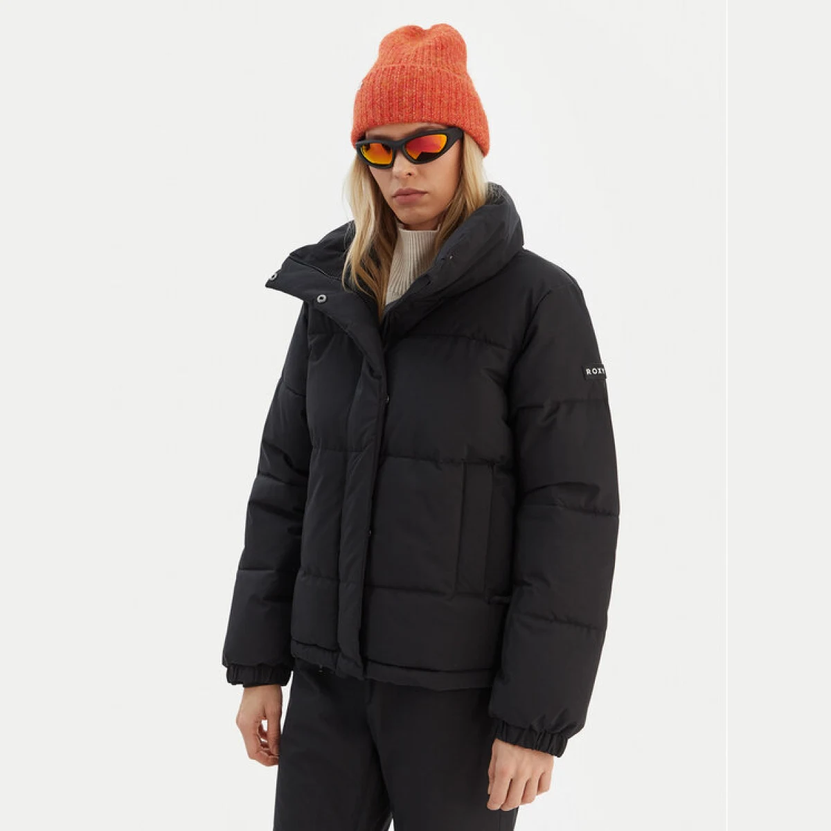 Roxy Smučarska jakna Snow Winter Rebel JK ERJTJ03545 Zelena Regular Fit · záber 5