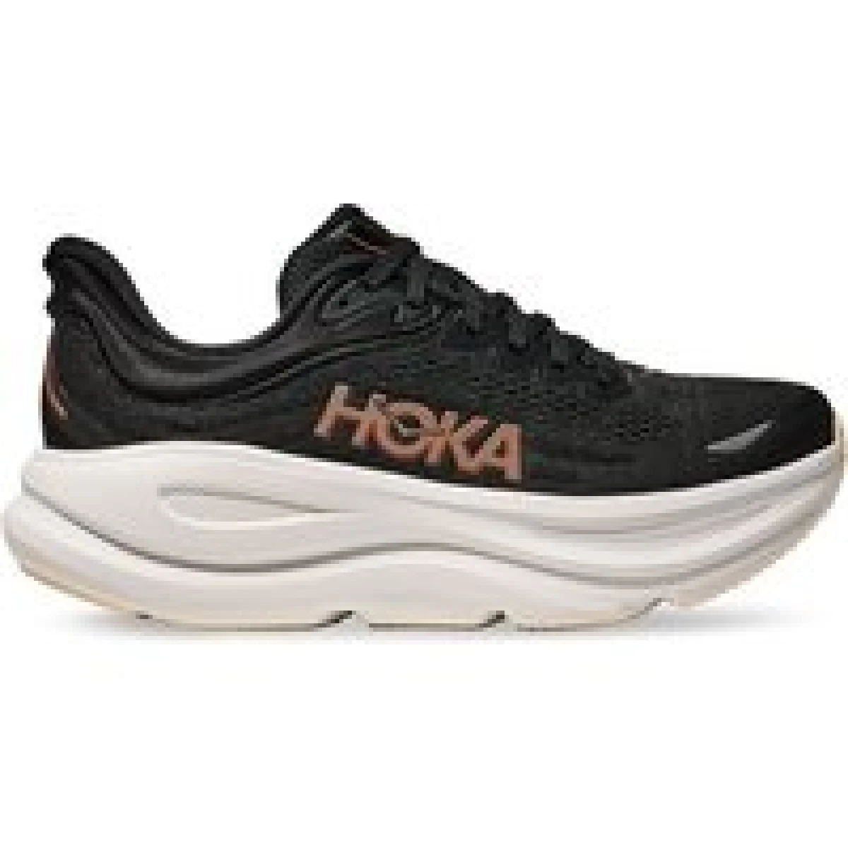 Hoka Tekaški čevlji Bondi 9 1162012 Črna - Velikost: 38 | Barva: čierna | Starostna skupina: Odrasli | Spol: Ženske · záber 1
