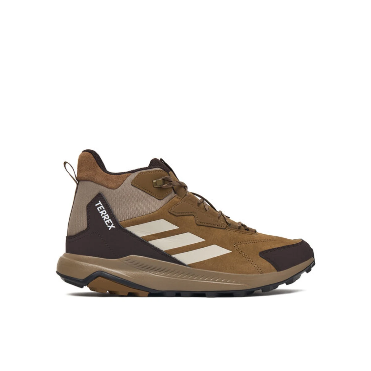 Trekking čevlji adidas Terrex Anylander Leather Mid Hiking KJ5213 Rjava - Velikost: 44 | Barva: hnedá | Starostna skupina: Odrasli | Spol: Moški · záber 4