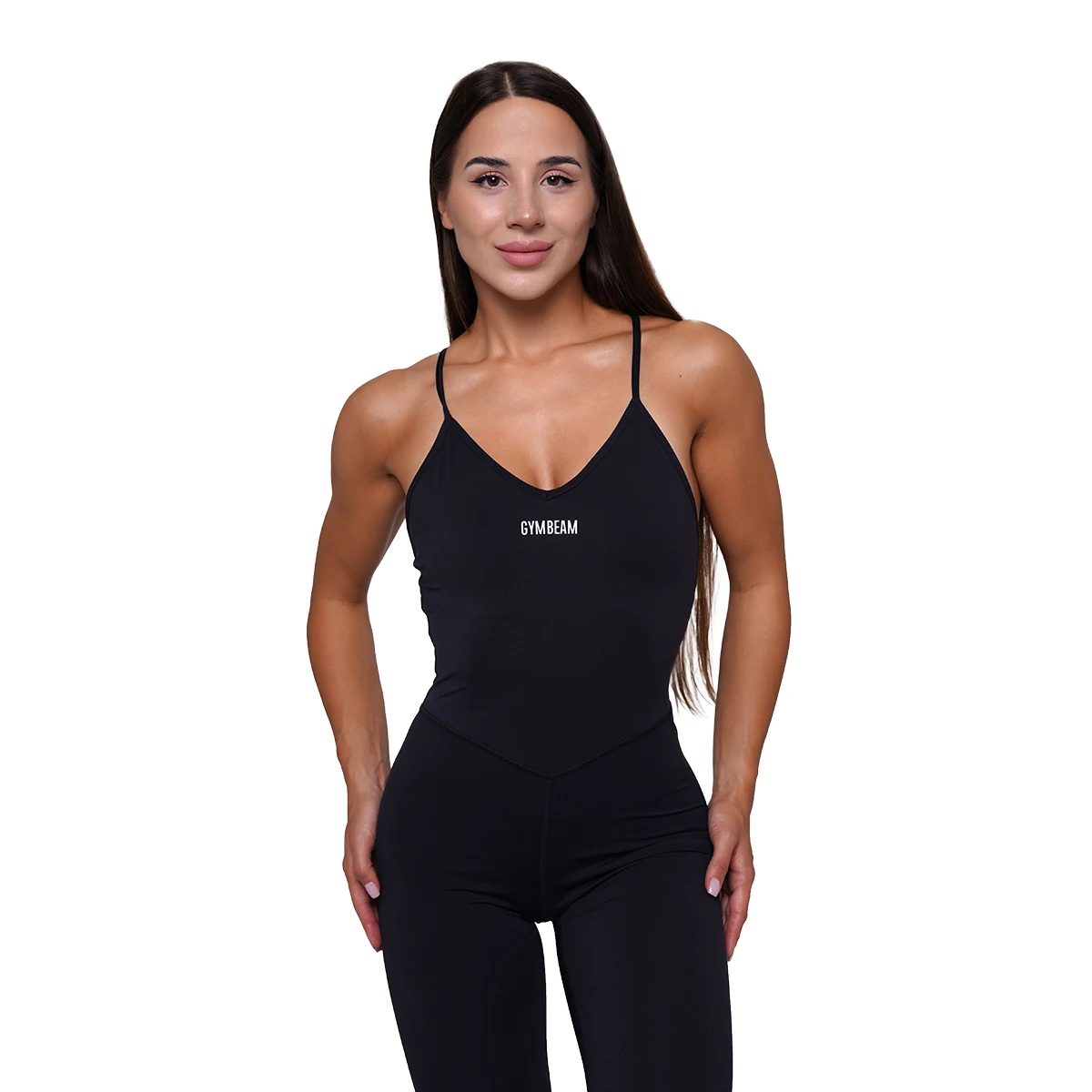 GymBeam Ženski športni bodi FIT Black · záber 6