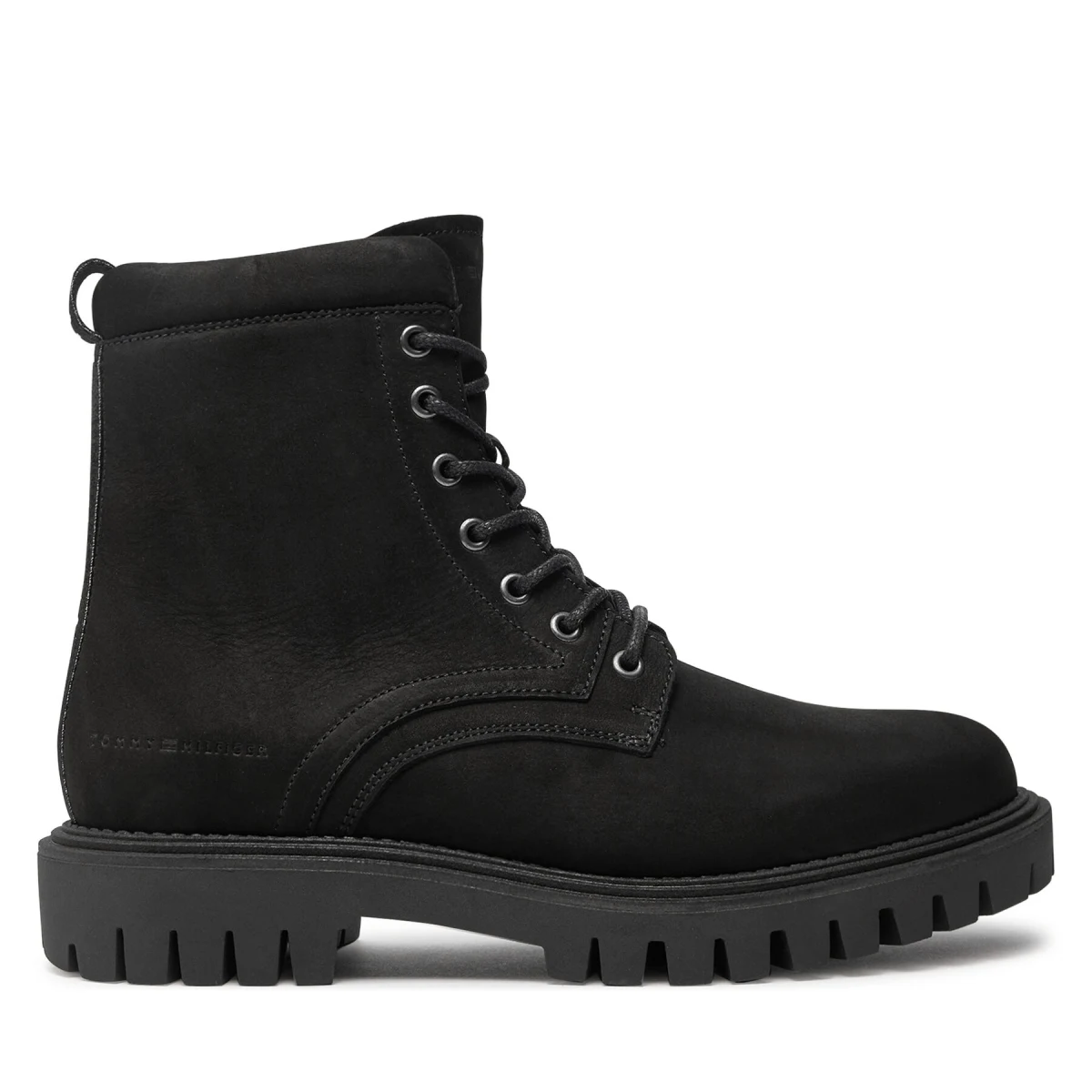 Pohodni čevlji Tommy Hilfiger Casual Hilfiger Chunk Z Nbk Boot FM0FM05149 Črna · záber 2