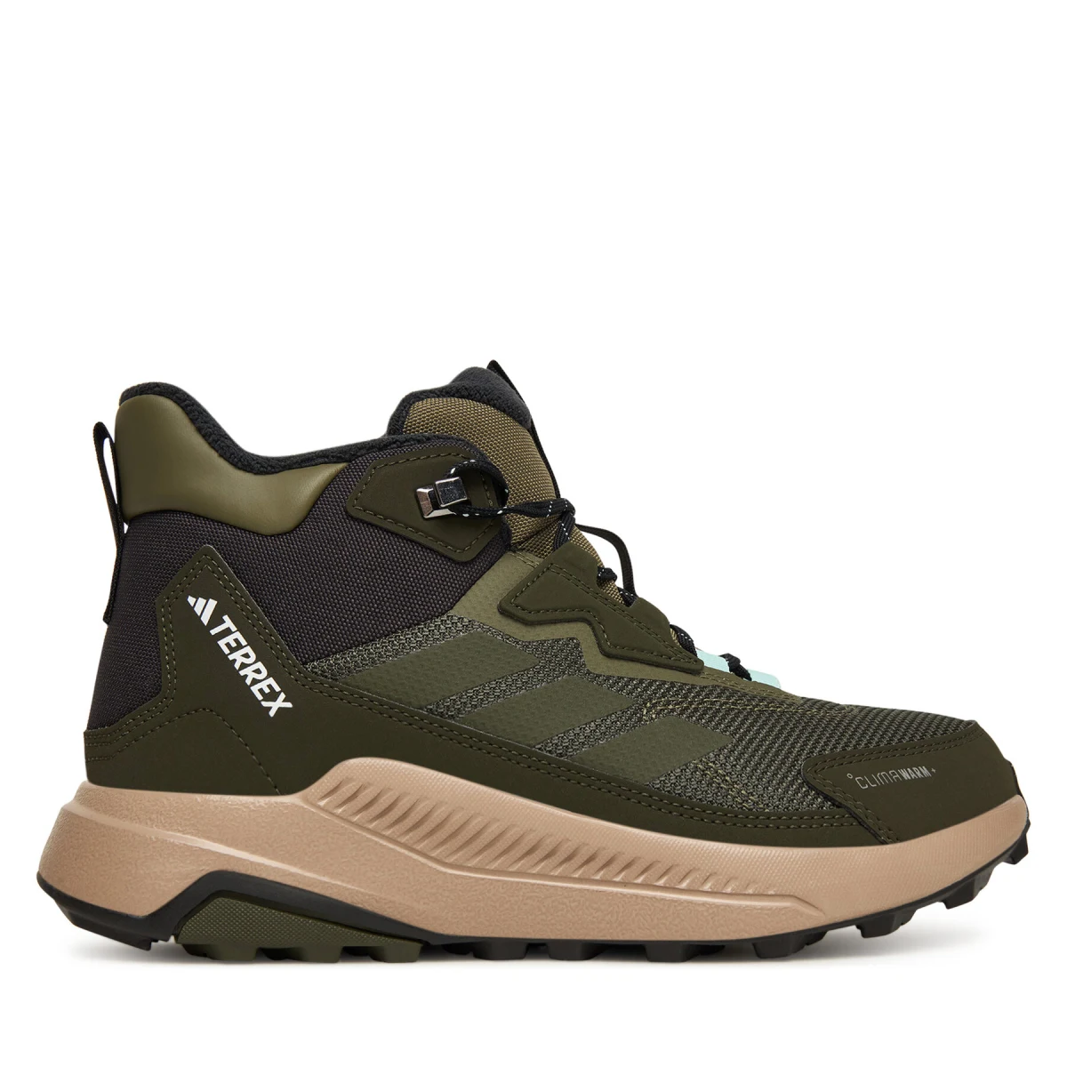 Trekking čevlji adidas Terrex Anylander CLIMAWARM+ JQ9951 Khaki - Velikost: 38 | Barva: zelená | Starostna skupina: Odrasli | Spol: Ženski · záber 2