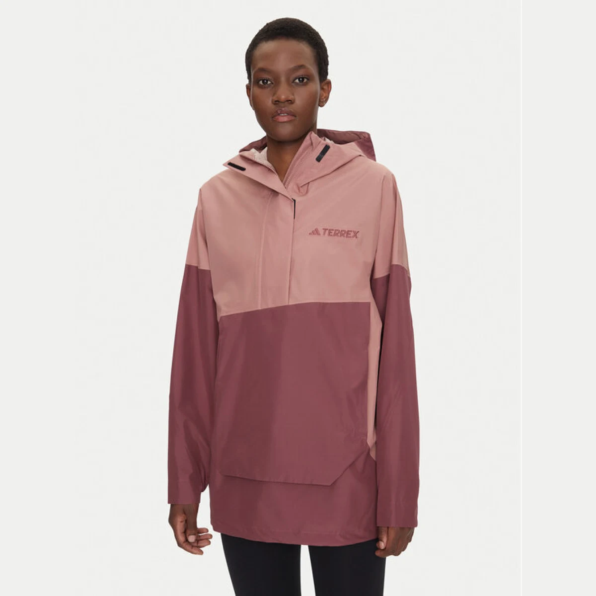 adidas Pohodna jakna Terrex Xploric 2.5L JD8370 Roza Loose Fit · záber 2