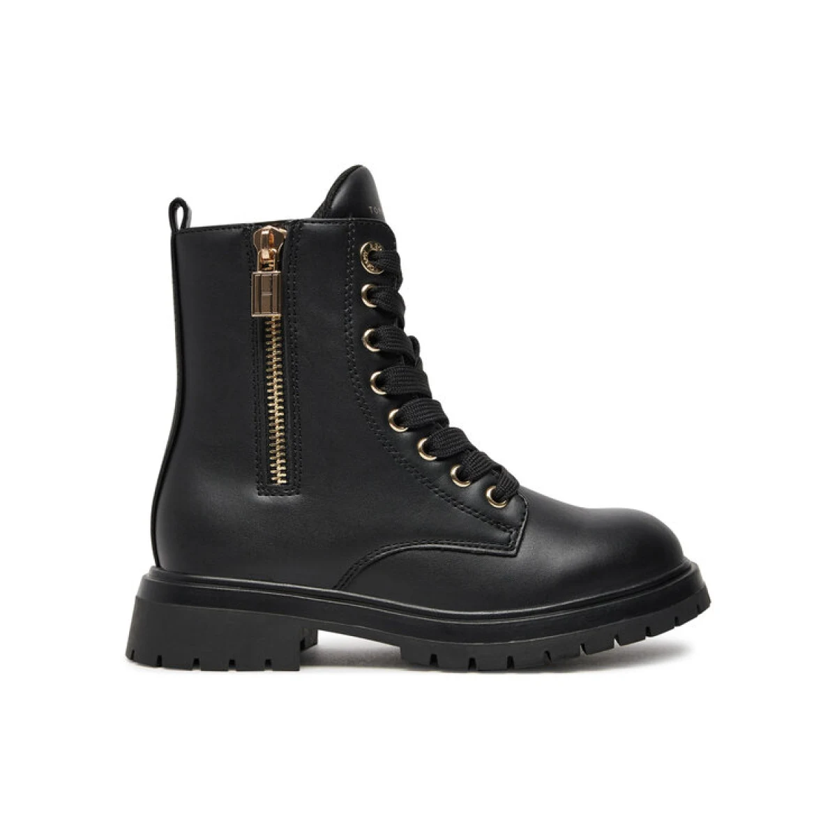 Tommy Hilfiger Pohodni čevlji Lace-Up Bootie T3A5-33567-1351 M Črna - Velikost: 32 | Barva: čierna | Starostna skupina: Odrasli | Spol: Otroški · záber 2