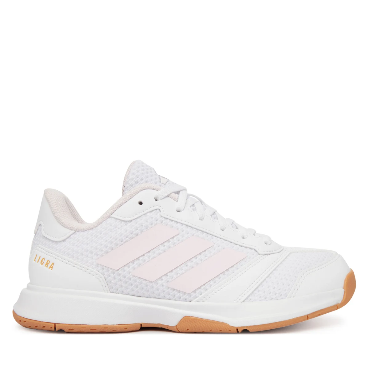 Čevlji za športe v zaprtih prostorih adidas Ligra 8 Indoor Shoes KK2040 Bela - Velikost: 41 ⅓ | Barva: biela | Starostna skupina: Odrasli | Spol: Ženski · záber 2