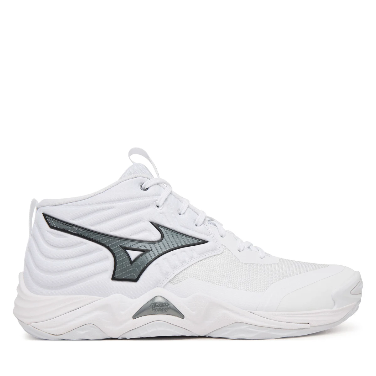 Čevlji za športe v zaprtih prostorih Mizuno Wave Momentum Elite Mid V1GA2517 Bela - Velikost: 47 | Barva: biela | Starostna skupina: Odrasli | Spol: Moški · záber 2