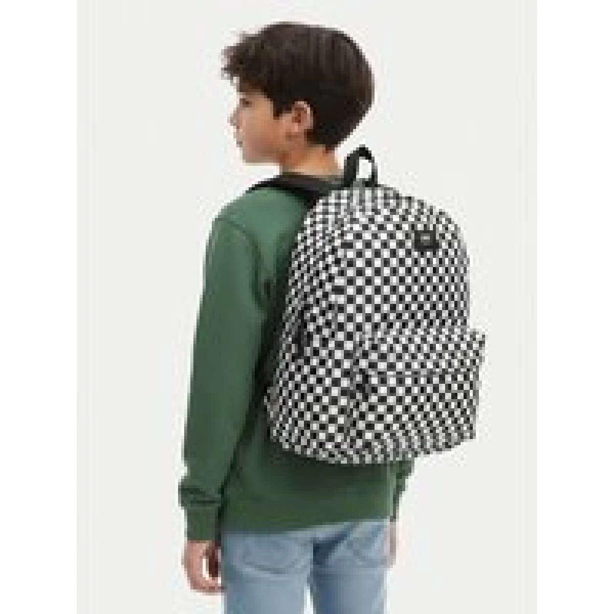 Nahrbtnik Vans Old Skool Grom Check VN000J3KY281 Črna · záber 1