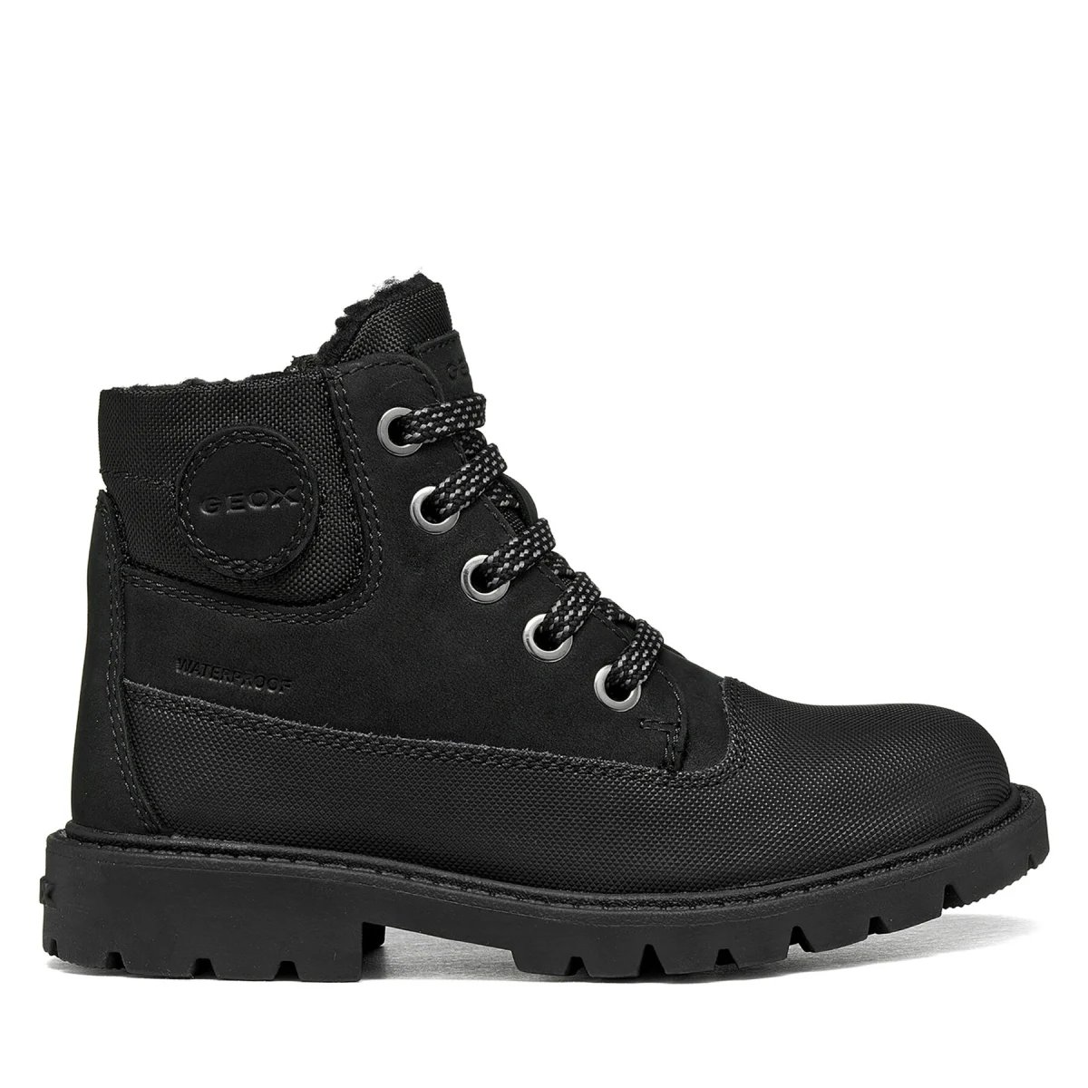 Pohodni čevlji Geox J Shaylax Boy Wpf J66HDB 032FU C9999 S Črna · záber 2