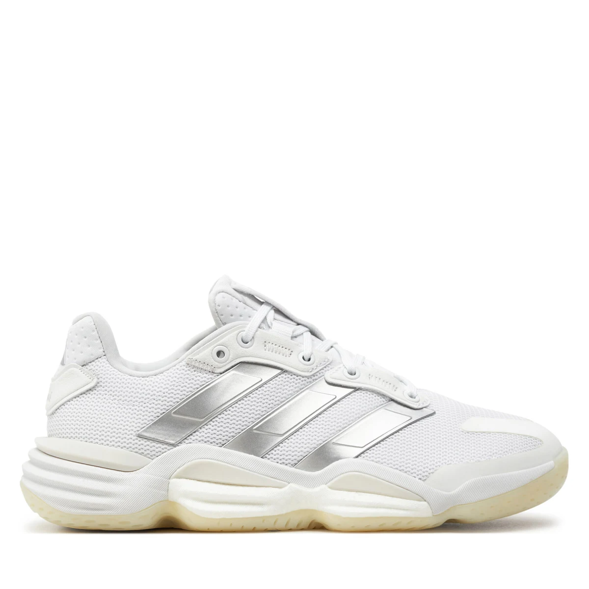 Čevlji za športe v zaprtih prostorih adidas Stabil 16 Indoor Shoes IE3584 Bela - Velikost: 39 ⅓ | Barva: biela | Starostna skupina: Odrasli | Spol: Ženski · záber 2