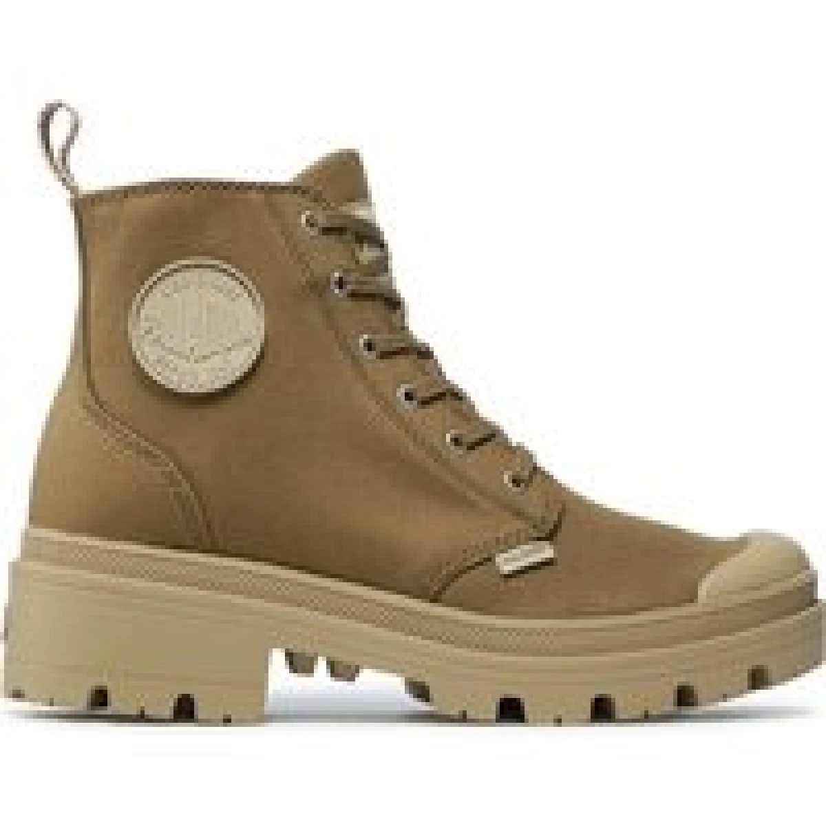 Palladium Pohodni čevlji Pallabase Twill 96907-204-M Zelena · záber 1