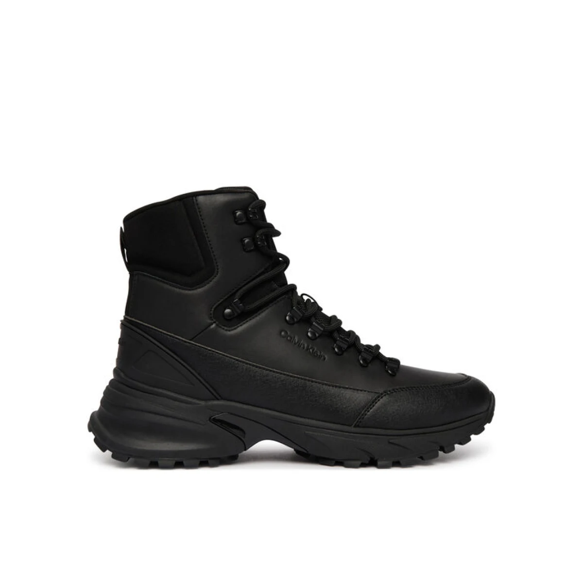 Calvin Klein Pohodni čevlji Hike Runner Mid Laceup Lth HM0HM02323 Črna · záber 2