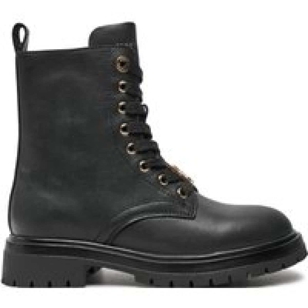 Pohodni čevlji Tommy Hilfiger Lace Up Bootie T3A5-33568-0092 M Črna - Velikost: 32 | Barva: čierna | Starostna skupina: Odrasli | Spol: Ženski · záber 1