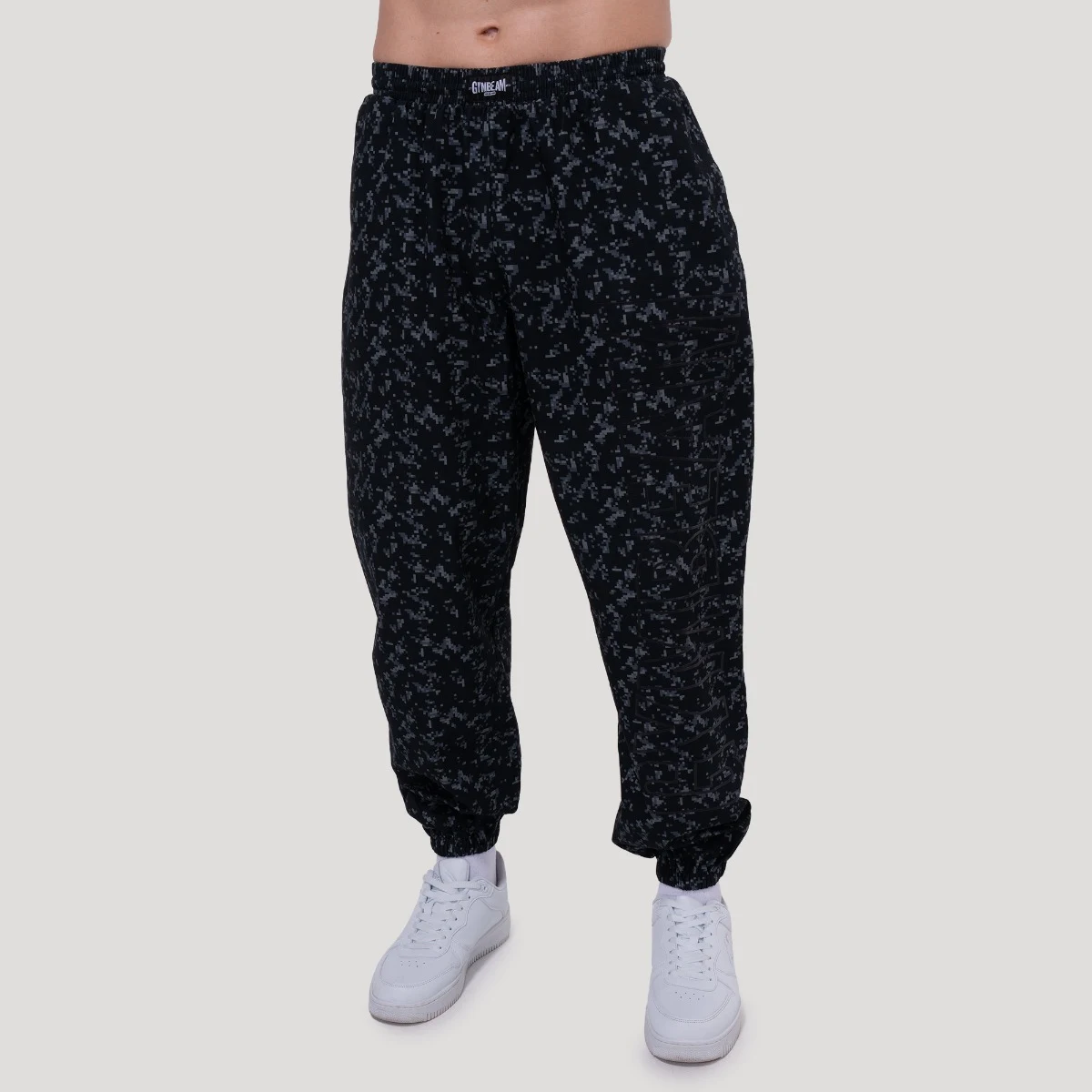 GymBeam Hlače Pumper Persistence Charcoal · záber 3