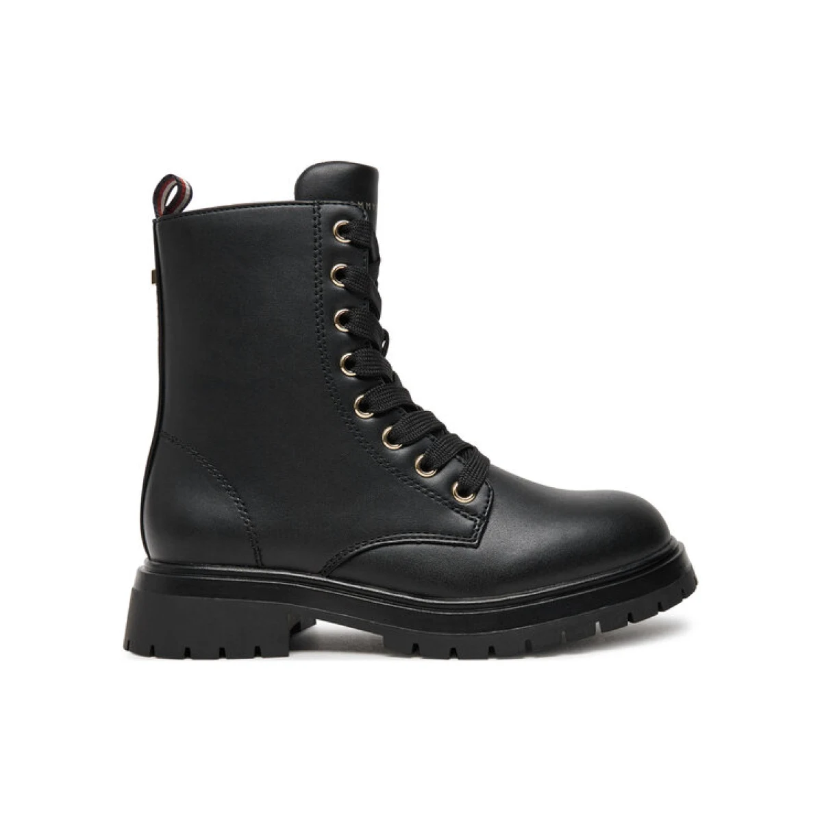 Tommy Hilfiger Pohodni čevlji Lace-Up Bootie T3A5-33569-1351 M Črna - Velikost: 30 | Barva: čierna | Starostna skupina: Odrasli | Spol: Otroški · záber 2