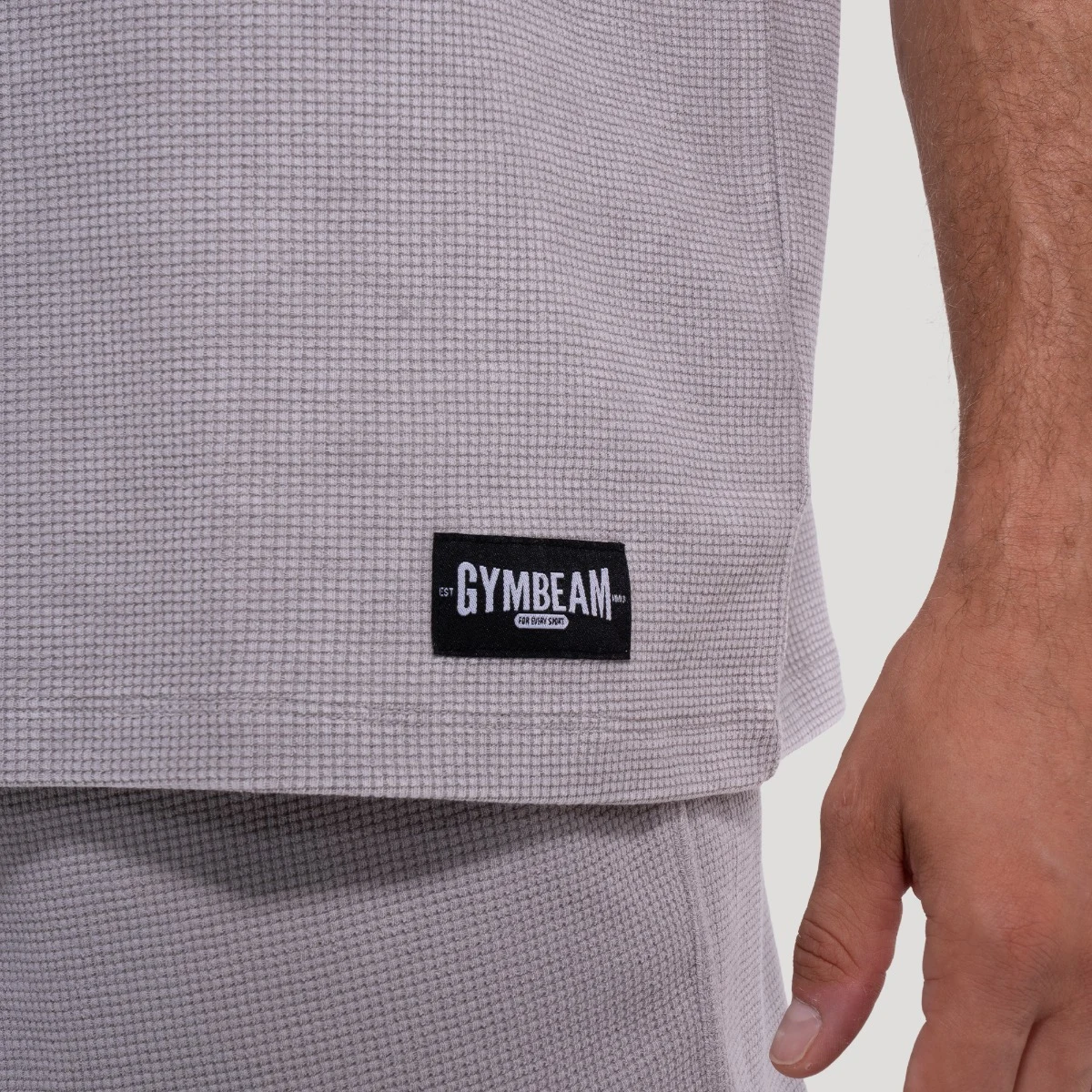 GymBeam Majica s kratkimi rokavi Persistence Washed Cloud · záber 2