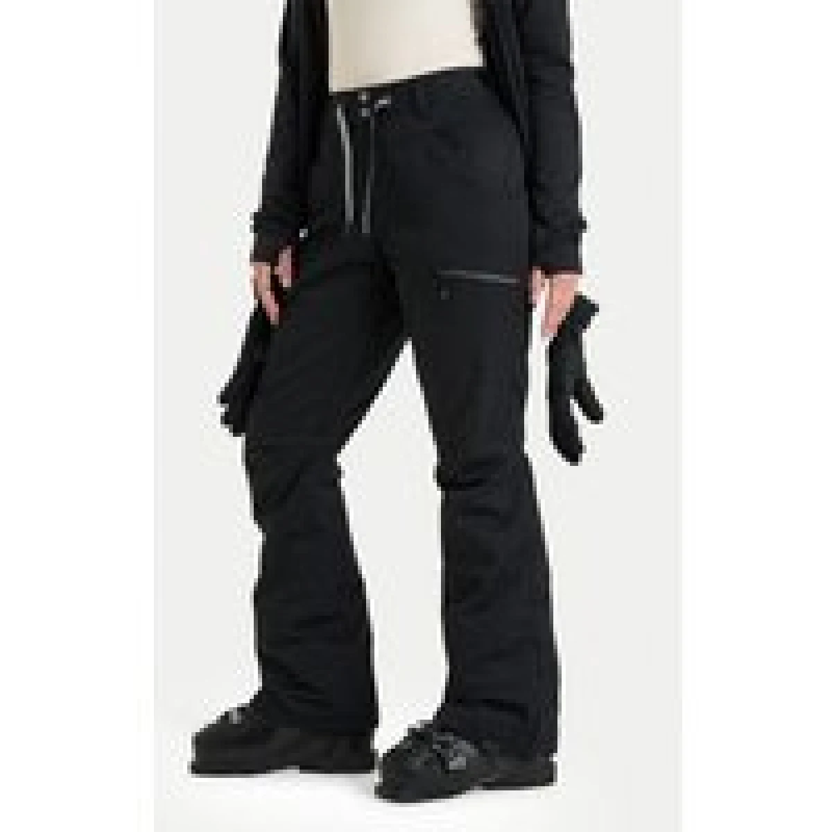 Roxy Hlače za snowborad Nadia ERJTP03271 Črna Tailored Fit · záber 4