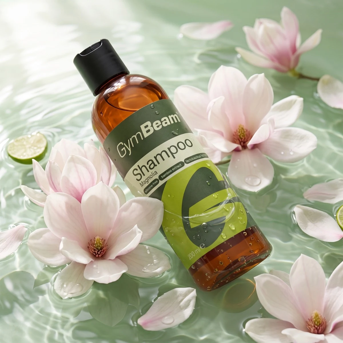 Šampon Magnolia 200 ml – GymBeam · záber 2